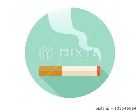 煙が出ているタバコ 105546964