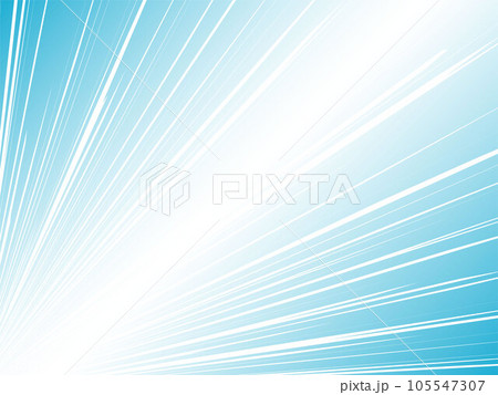 空中で強烈に発光する放射線の背景素材_ライトブルー 空中で強烈に発光する放射線の背景素材_ライトブルー 105547307