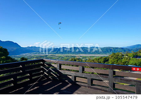 【台湾 台東県】鹿野高台高眺亭から見た風景 105547479