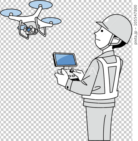 操作無人機的工人 105547800