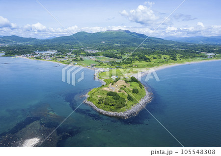 北海道 アルトリ岬を空撮 北海道 アルトリ岬を空撮 105548308