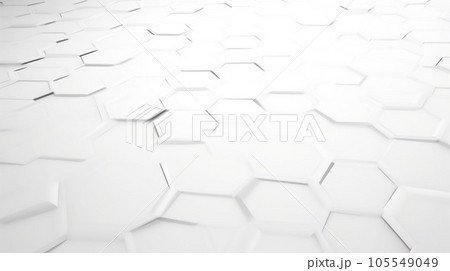 illustration of abstract background honeycomb white Background illustration of abstract background honeycomb white Background 105549049