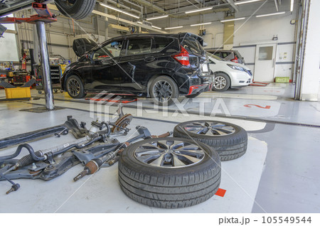 自動車の修理――足回り 自動車の修理――足回り 105549544
