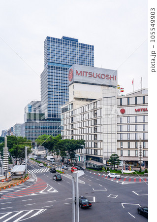 栄交差点越しに新中日ビルを望む 栄交差点越しに新中日ビルを望む 105549903