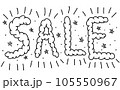 もくもくSALEポップ【線画＋装飾】 105550967