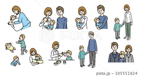 お父さんとお母さんの子育て お父さんとお母さんの子育て 105551824