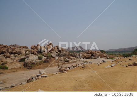 インド　世界遺産ハンピの建造物群 105551939