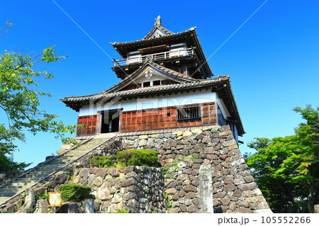 【福井県】快晴の丸岡城（現存12天守） 105552266