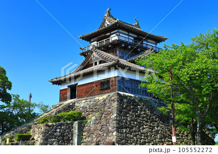 【福井県】快晴の丸岡城（現存12天守） 105552272