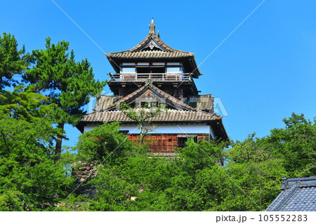 【福井県】快晴の丸岡城（現存12天守） 105552283
