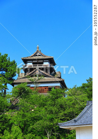 【福井県】快晴の丸岡城(現存12天守) 【福井県】快晴の丸岡城(現存12天守) 105552287