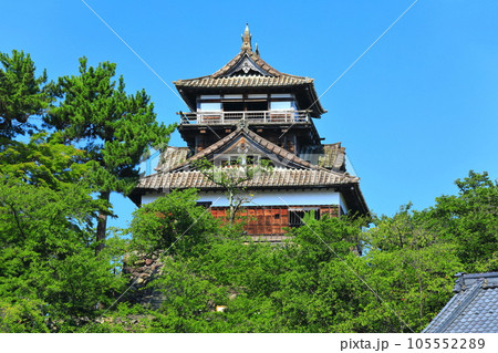 【福井県】快晴の丸岡城（現存12天守） 105552289