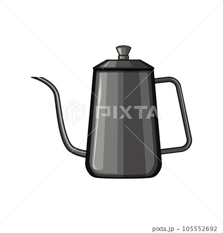 coffee steel drip kettle cartoon vector illustration coffee steel drip kettle cartoon vector illustration 105552692