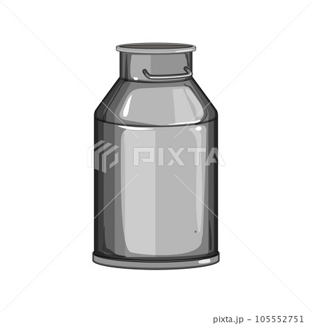jar metal milk can cartoon vector illustration 105552751