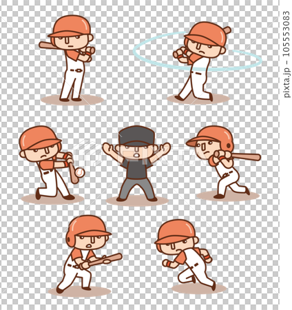 Cute Baseball Illustration Collection ~Attack Edition~ Cute Baseball Illustration Collection ~Attack Edition~ 105553083