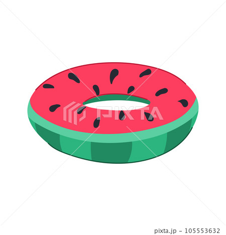 pool inflatable ring cartoon vector illustration 105553632