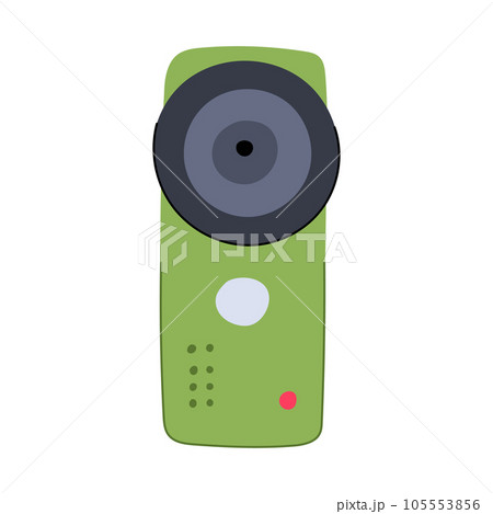 gopro action camera cartoon vector illustration 105553856