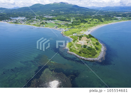 北海道 アルトリ岬を空撮 105554681