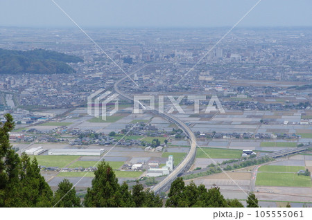 文殊山から北側　福井市方向の眺め 105555061