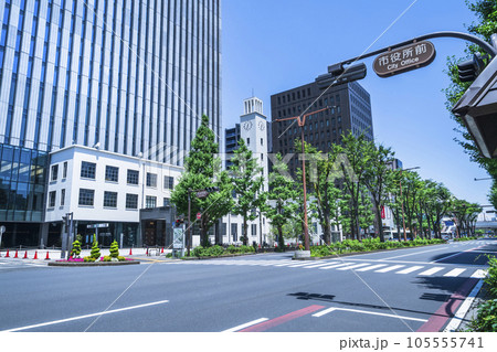 川崎市の都市景観 川崎市役所新本庁舎 市役所通り【神奈川県】 川崎市の都市景観 川崎市役所新本庁舎 市役所通り【神奈川県】 105555741
