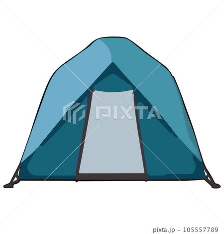 Camping tent clipart flat design on transparent background, camping isolated clipping path element Camping tent clipart flat design on transparent background, camping isolated clipping path element 105557789