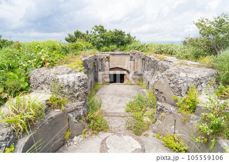 千畳敷要塞跡地の砲台跡(函館山) 千畳敷要塞跡地の砲台跡(函館山) 105559106