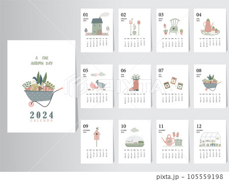 Cute calendar 2024 design,The year of plant monthly cards templates,Set of 12 month,Monthly trees,plant,Vector illustrations. Cute calendar 2024 design,The year of plant monthly cards templates,Set of 12 month,Monthly trees,plant,Vector illustrations. 105559198