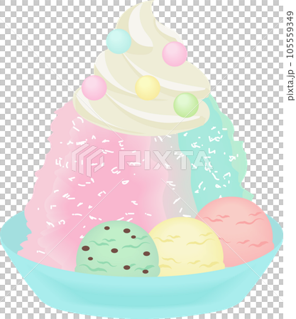 ゆめかわかき氷 105559349