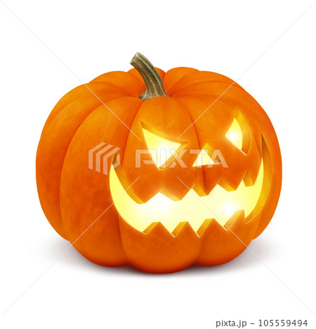 ハロウィン かぼちゃ イラスト リアルのイラスト素材 [105559494] - PIXTA