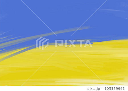 The background is hand drawn with strokes of blue and yellow colors, the Ukrainian flag The background is hand drawn with strokes of blue and yellow colors, the Ukrainian flag 105559941