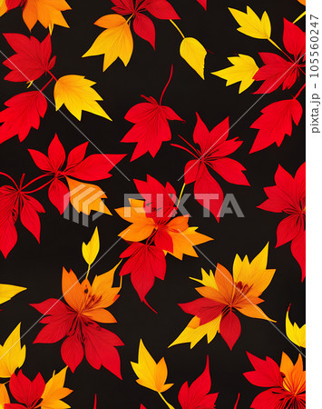 Floral autumn backdrop: red yellow leaves vintage. Floral autumn backdrop: red yellow leaves vintage. 105560247