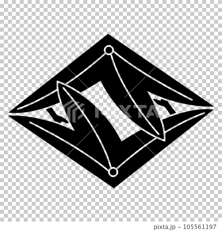 It's a family crest. My name is Omodaka Hishi. It's a family crest. My name is Omodaka Hishi. 105561197