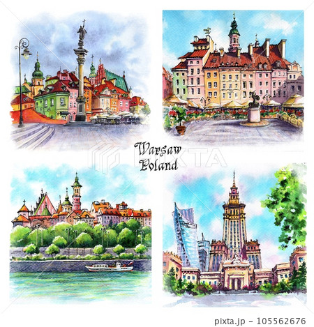 Castle Square in Warsaw, Poland 105562676