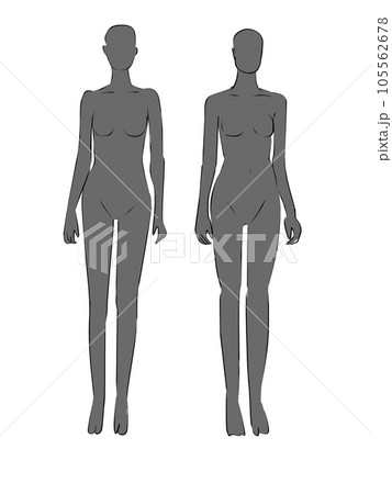女性のマネキンのイラスト 105562678