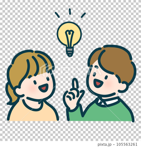 Inspiring man and woman 105563261