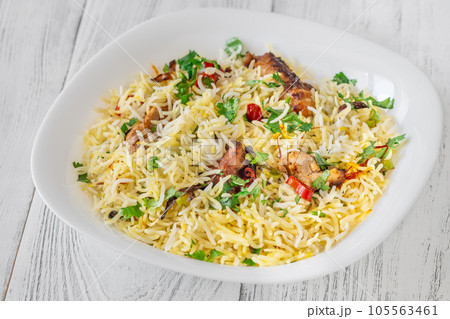 Bowl of biryani 105563461