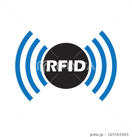 Radio Frequency Identification icon Radio Frequency Identification icon 105565885