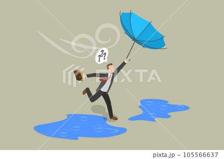 3D Isometric Flat Vector Conceptual Illustration of Obstacle In Economic Crisis 3D Isometric Flat Vector Conceptual Illustration of Obstacle In Economic Crisis 105566637