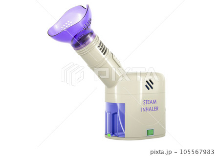 Facial steamer, steam inhaler, personal humidifier, 3D rendering 105567983