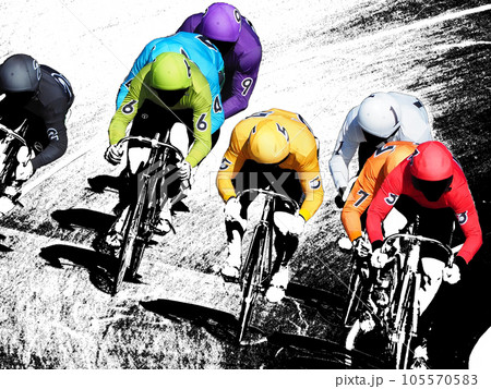 自転車競技のアップ 自転車競技のアップ 105570583