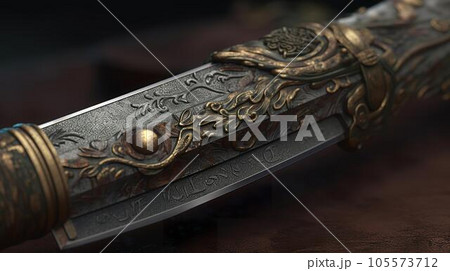剣・刀・日本刀（Generative AI） 105573712