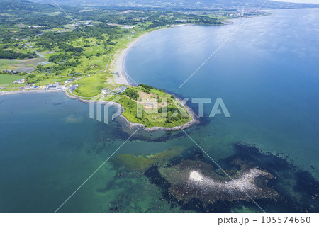 北海道 アルトリ岬を空撮 105574660
