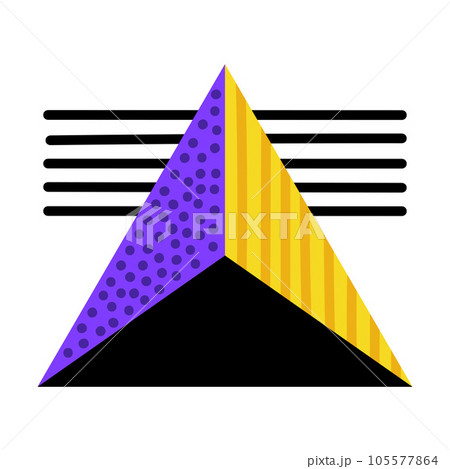 Geometric Element and Shape for Creative Design Vector Composition 105577864