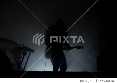 Live concert. Artist on the stage Live concert. Artist on the stage 105578078