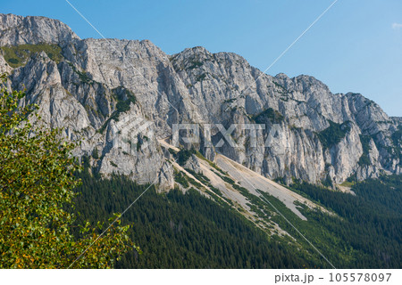 Limestone mountains. Southern Carpathians, Romania 105578097