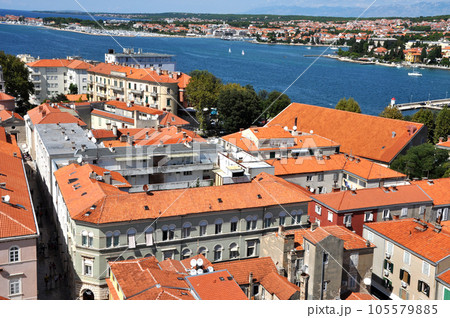Zadar city, Mediterranean coast, Croatia 105579885