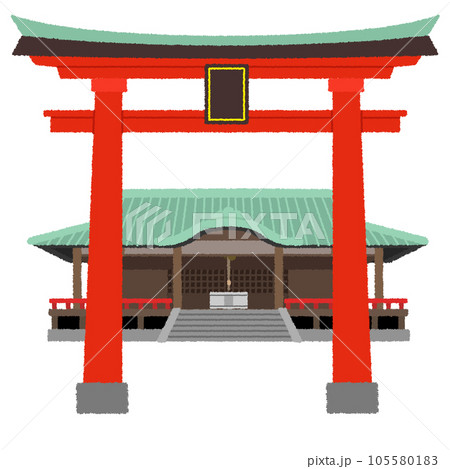 神社のイラスト 105580183