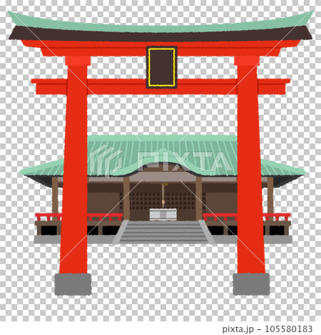 神社のイラスト 105580183