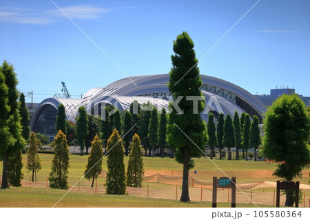 辰巳の森海浜公園の風景(東京都江東区) 辰巳の森海浜公園の風景(東京都江東区) 105580364