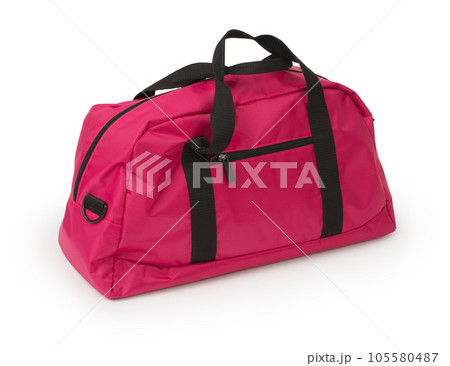 Large sports training bag isolated on white background 105580487